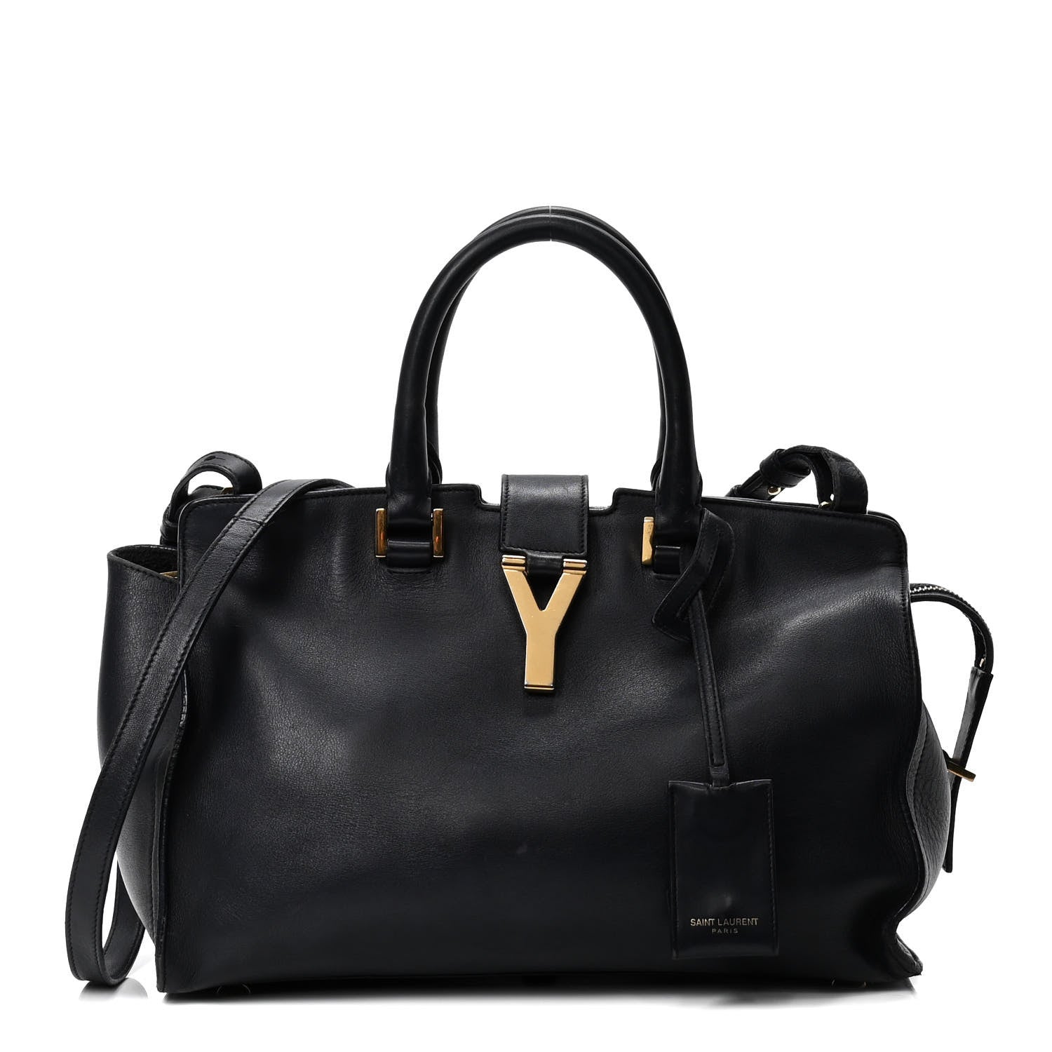 Saint Laurent Calfskin Small Classic Y Cabas Navy Blue 1 of 8