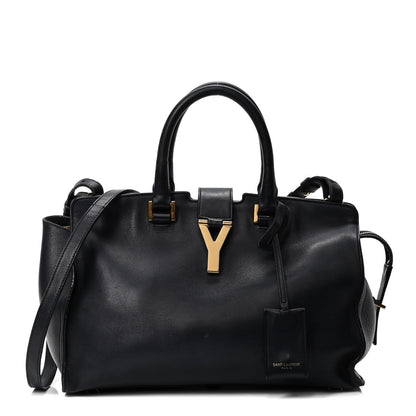 Saint Laurent Calfskin Small Classic Y Cabas Navy Blue 1 of 8