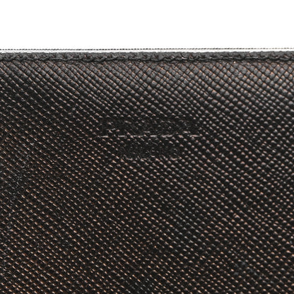 Prada Tessuto Nylon Continental Flap Wallet Black 6 of 10