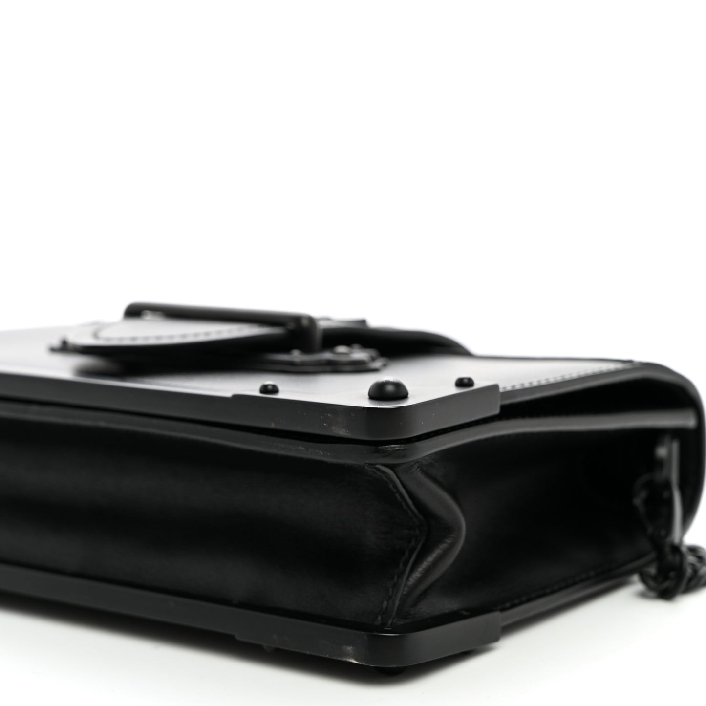 City Calfskin Saffiano Cahier Bag Black