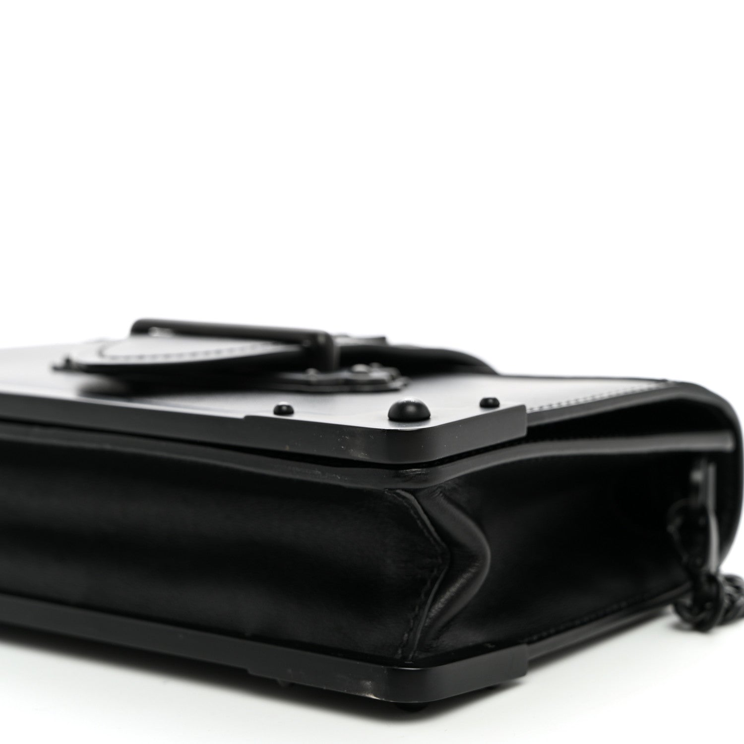 Prada City Calfskin Saffiano Cahier Bag Black 9 of 9