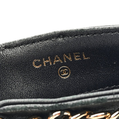 Chanel Lambskin Tech Me Out Clutch With Chain Black 6 of 10