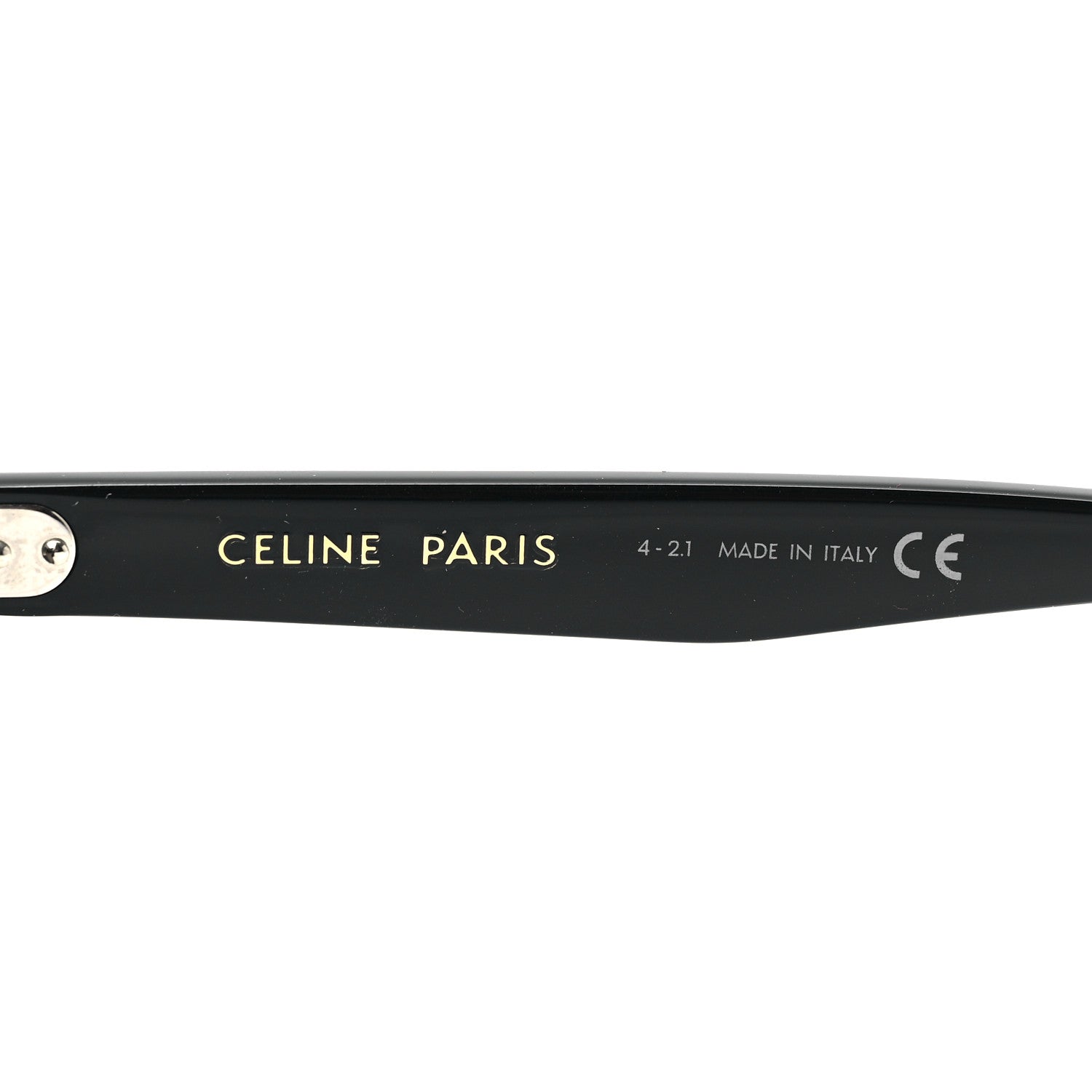 Celine Acetate Aviator Sunglasses CL 40209I Black 5 of 5