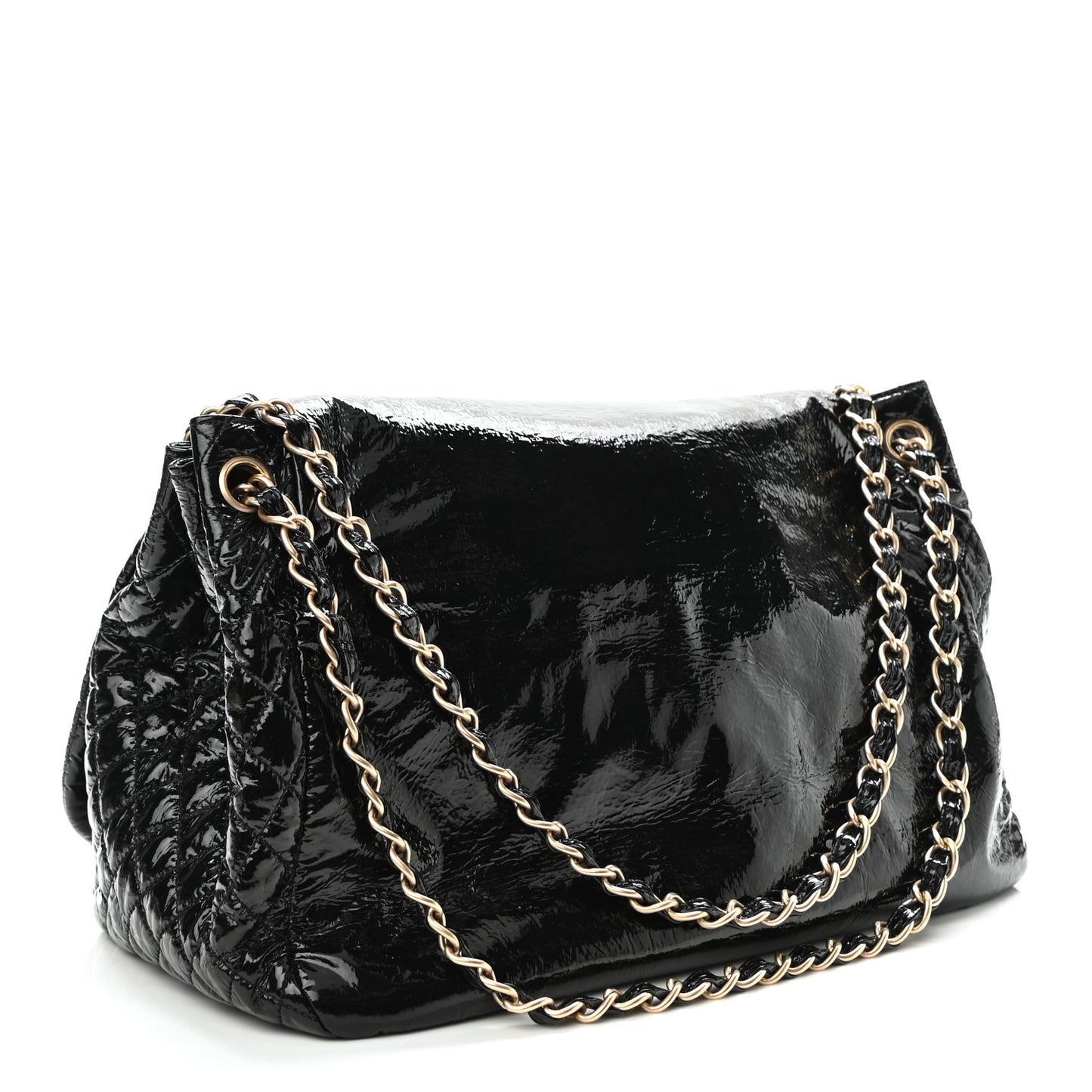 Vinyl XL Rock and Chain Flap Black