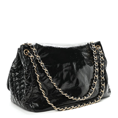 Chanel Vinyl XL Rock and Chain Flap Black 3 of 10
