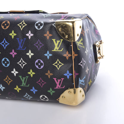 Louis Vuitton Monogram Multicolor Speedy 30 Black 9 of 9