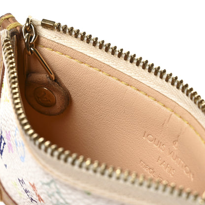 Louis Vuitton Monogram Multicolor Key Pouch White 7 of 7