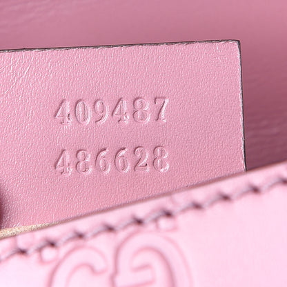 Gucci Guccissima Small Padlock Shoulder Bag Rose Baby Candy 6 of 9