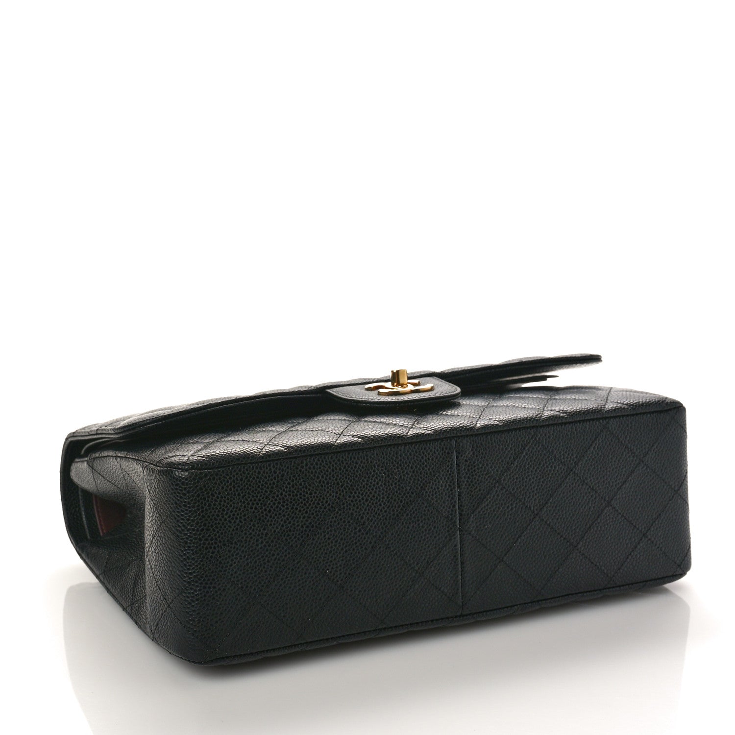 Chanel Caviar Quilted Jumbo Double Flap Black 4 of 9