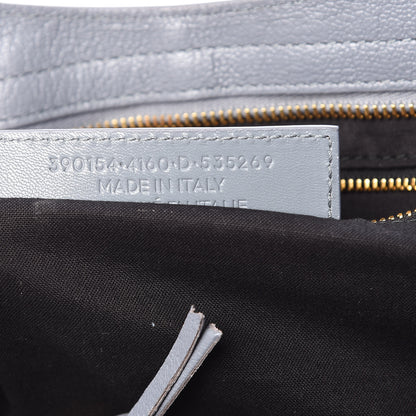 Balenciaga Chevre Gold Metallic Edge Hardware City Bleu Acier 7 of 12