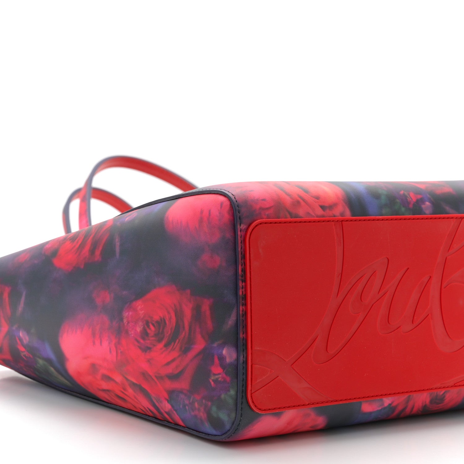 Christian Louboutin Calfskin Soft Roses Small Cabata Tote Multicolor 10 of 11