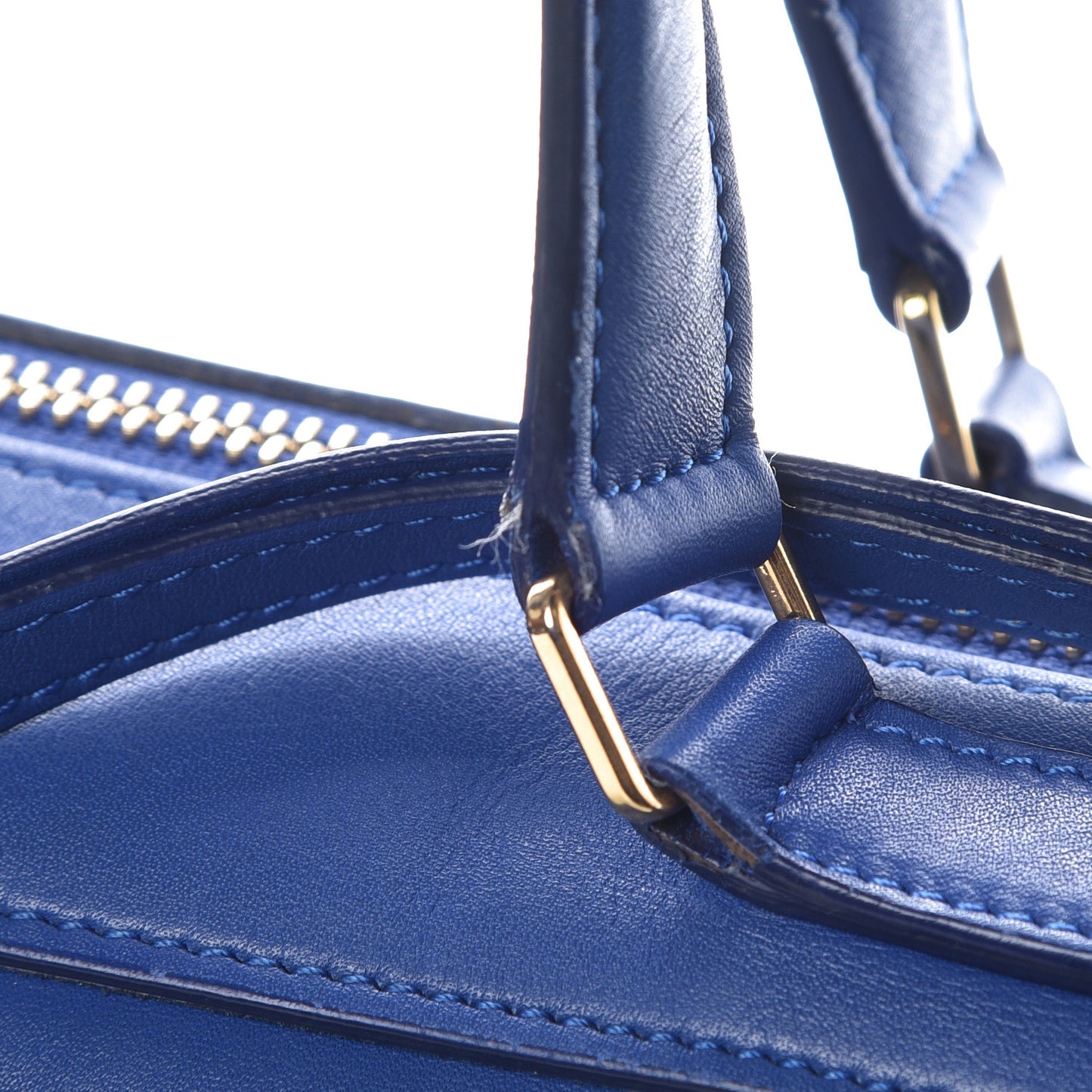 Smooth Calfskin Small Ring Bag Indigo