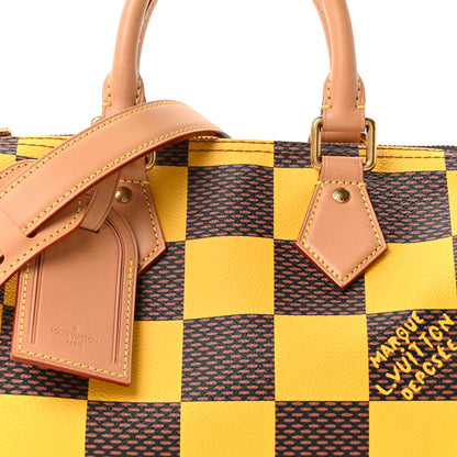 Louis Vuitton Damier Pop Speedy Bandouliere 25 Jaune Mat 7 of 9