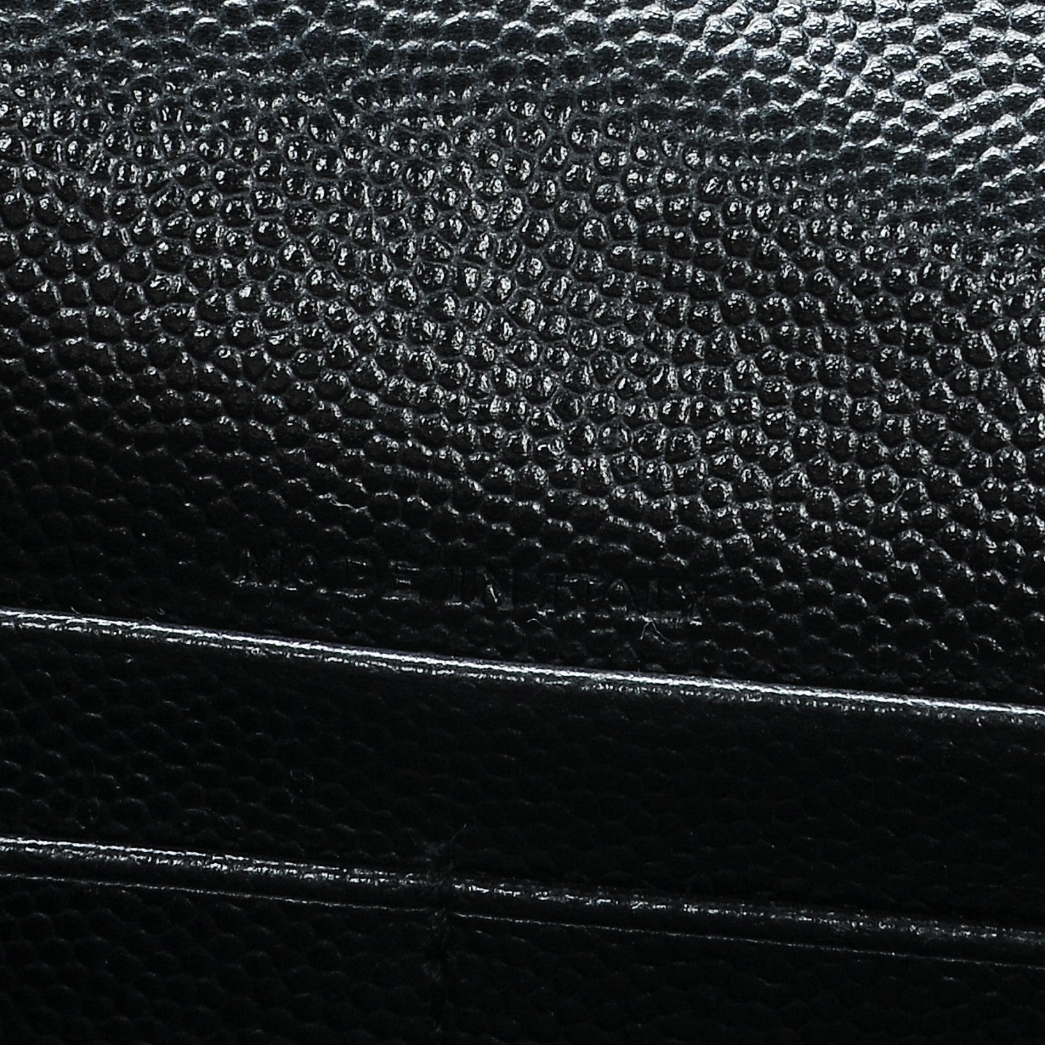 Saint Laurent Grain De Poudre Matelasse Chevron Monogram Envelope Chain Wallet Black 6 of 7