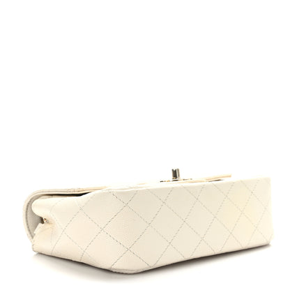 Chanel Caviar Quilted Mini Rectangular Flap White 4 of 9