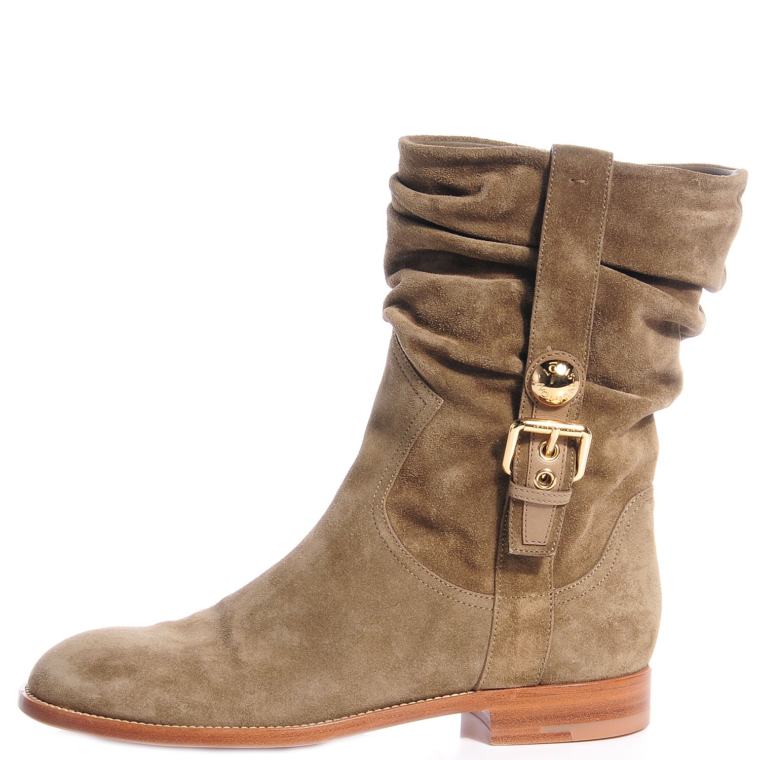 Louis Vuitton Suede Safari Boots Taupe 39 1 of 7