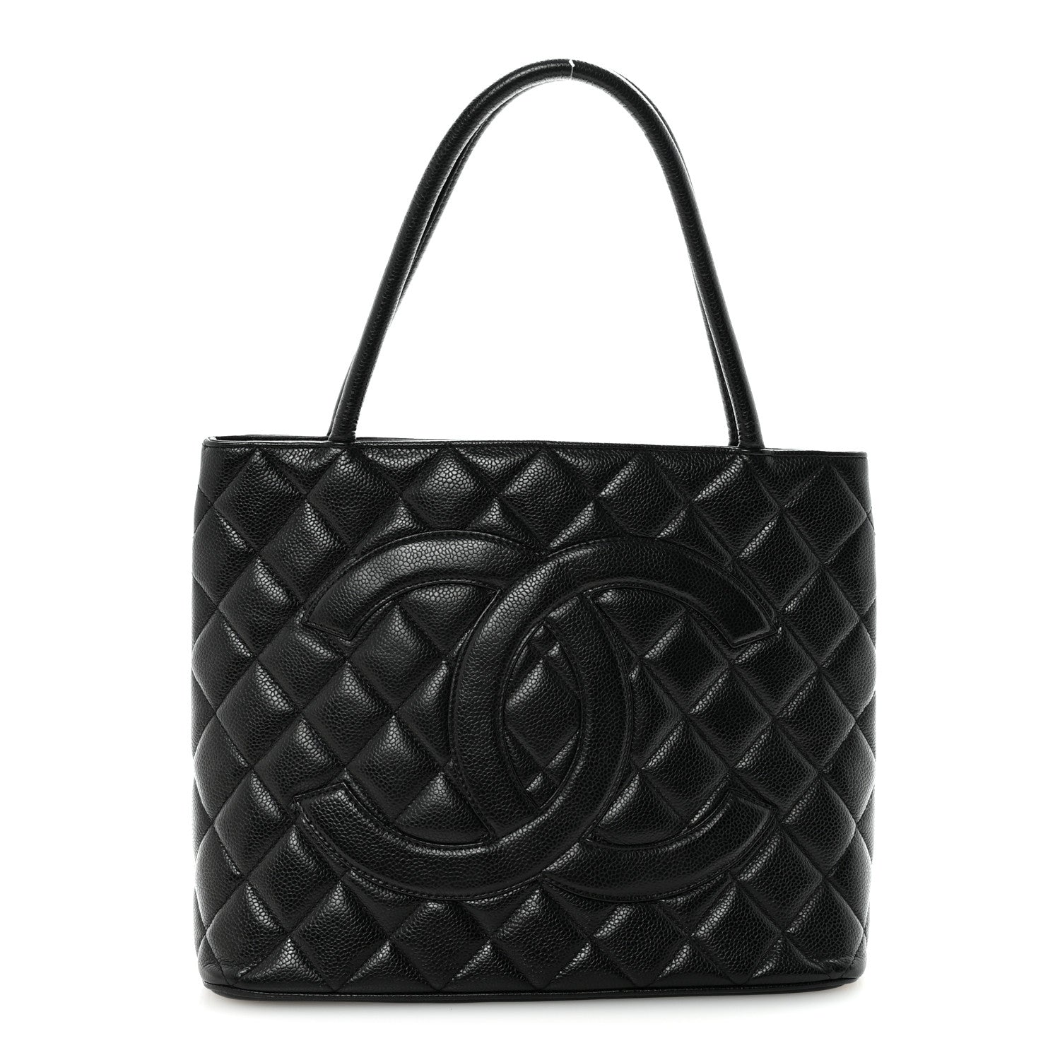 Chanel Caviar Quilted Medallion Tote Black 1 of 9