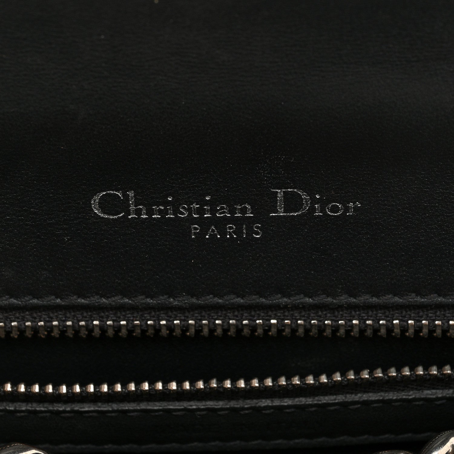 Christian Dior Metallic Patent Micro-Cannage Small Diorama Flap Bag Silver 6 of 10