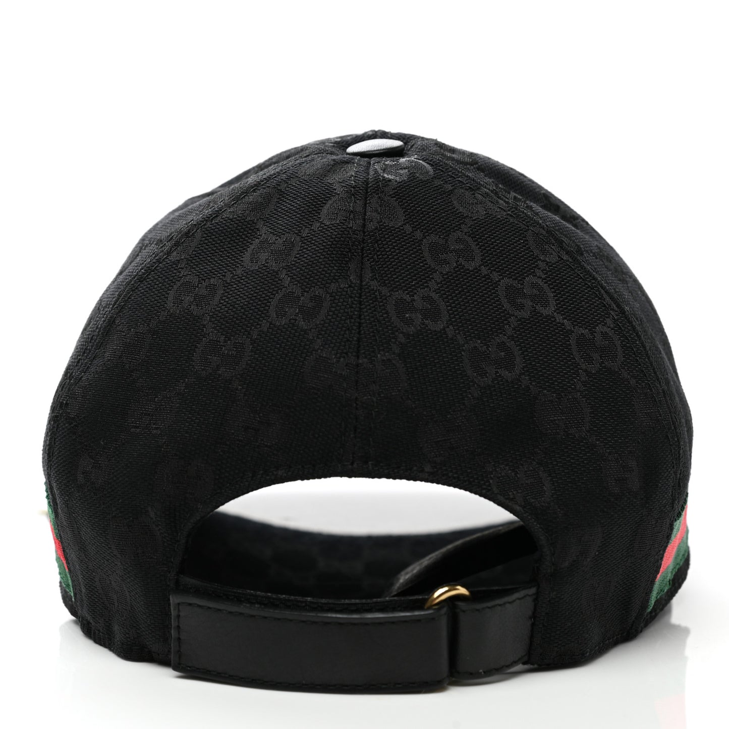 Monogram Web Baseball Hat L Black