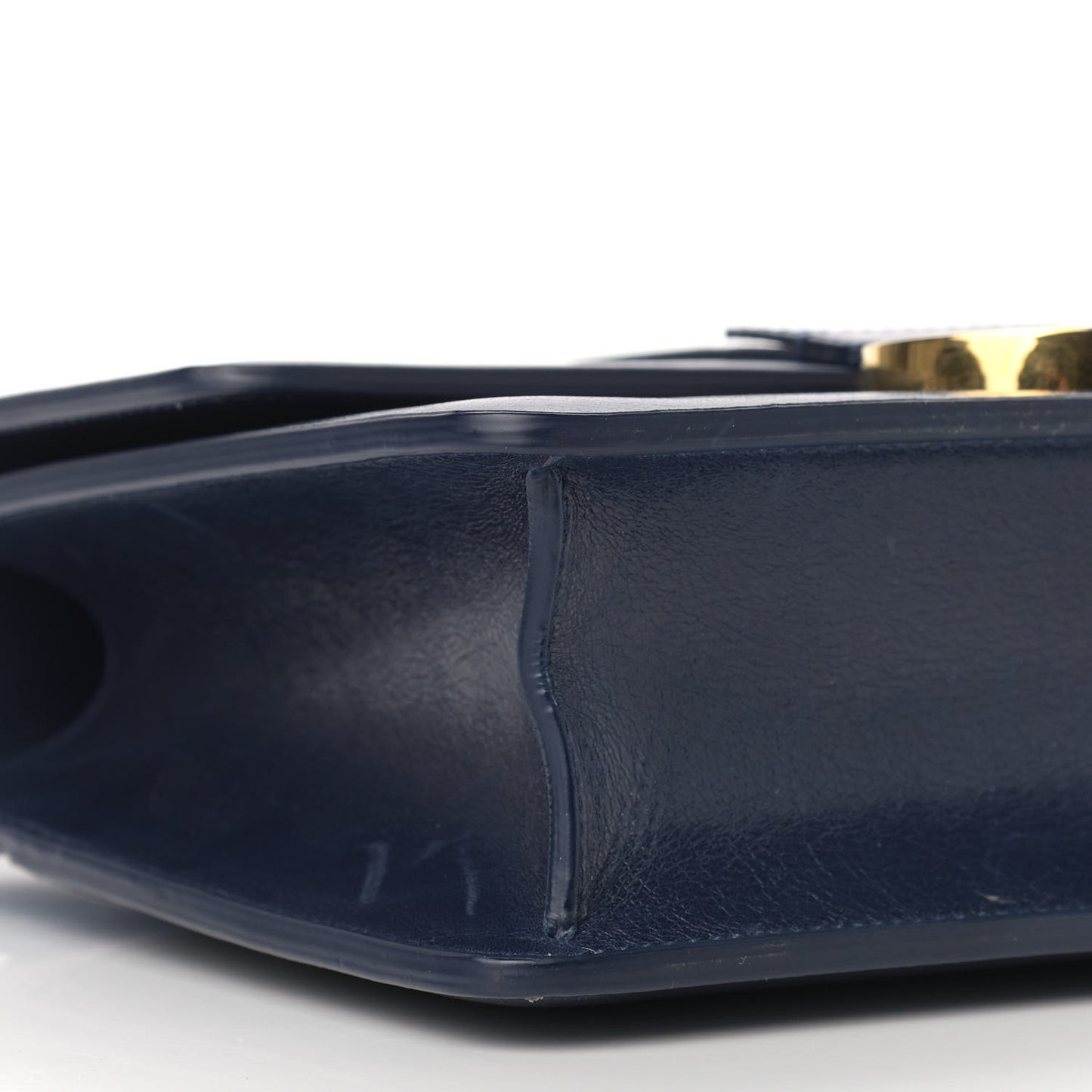Smooth Calfskin 30 Montaigne Flap Bag Navy