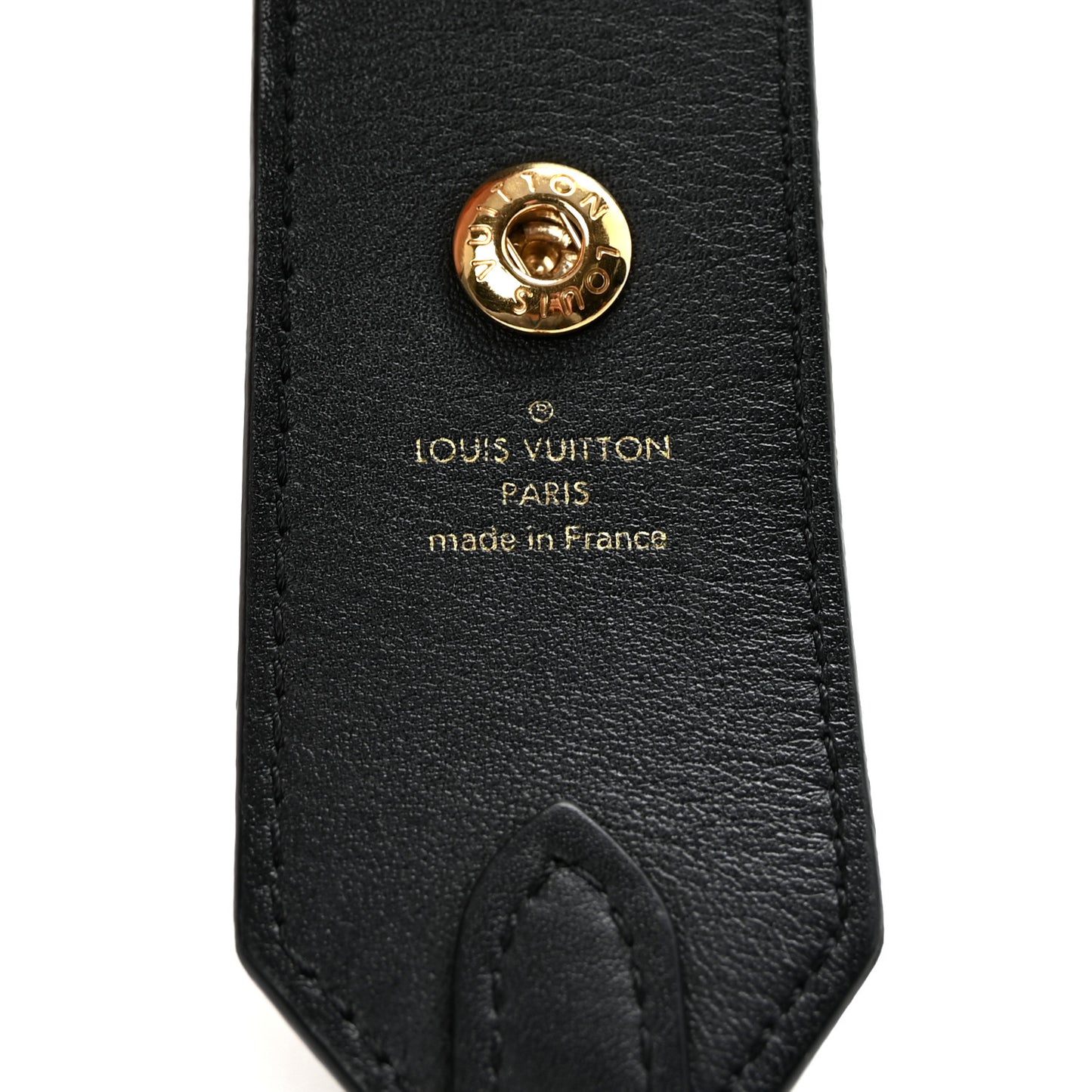 Monogram Adjustable Bandouliere Shoulder Strap Black Black