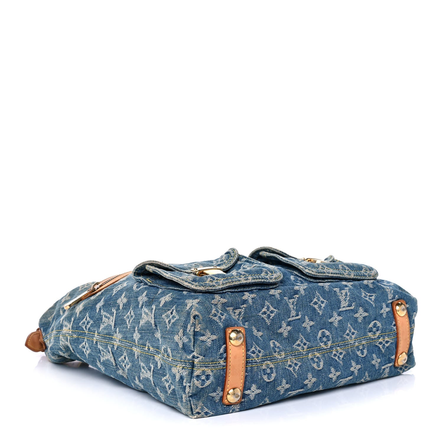 Louis Vuitton Denim Baggy GM Blue 4 of 13
