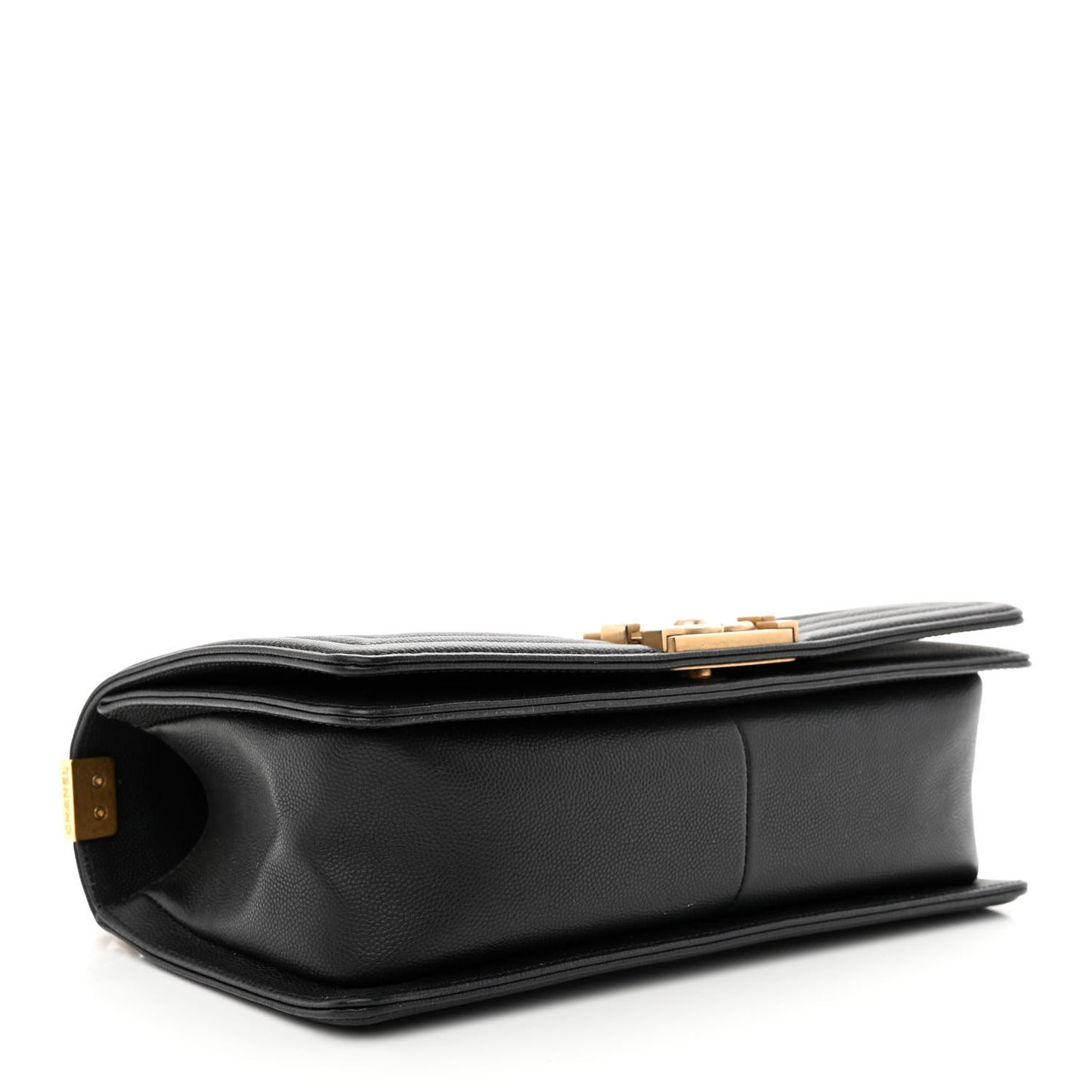 Caviar Quilted Medium Boy Flap Black