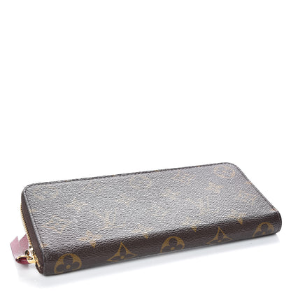 Louis Vuitton Monogram Clemence Wallet Fuchsia 4 of 9