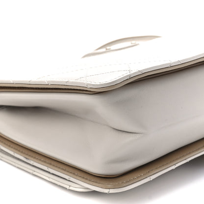 Chanel Calfskin Stitched Flap White 10 of 12