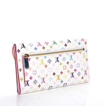 Louis Vuitton Monogram Multicolor Eugenie Wallet White Litchi 3 of 7