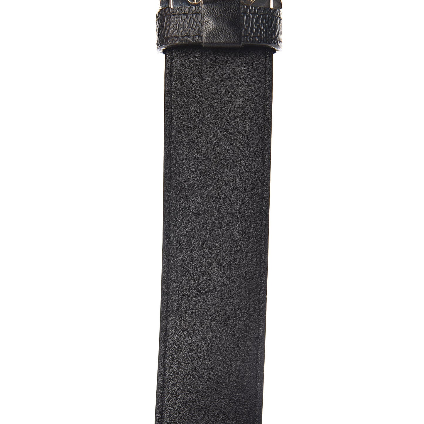 Damier Graphite Calfskin 35mm Belt 85 34 Black