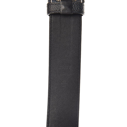 Louis Vuitton Damier Graphite Calfskin 35mm Belt 85 34 Black 4 of 9
