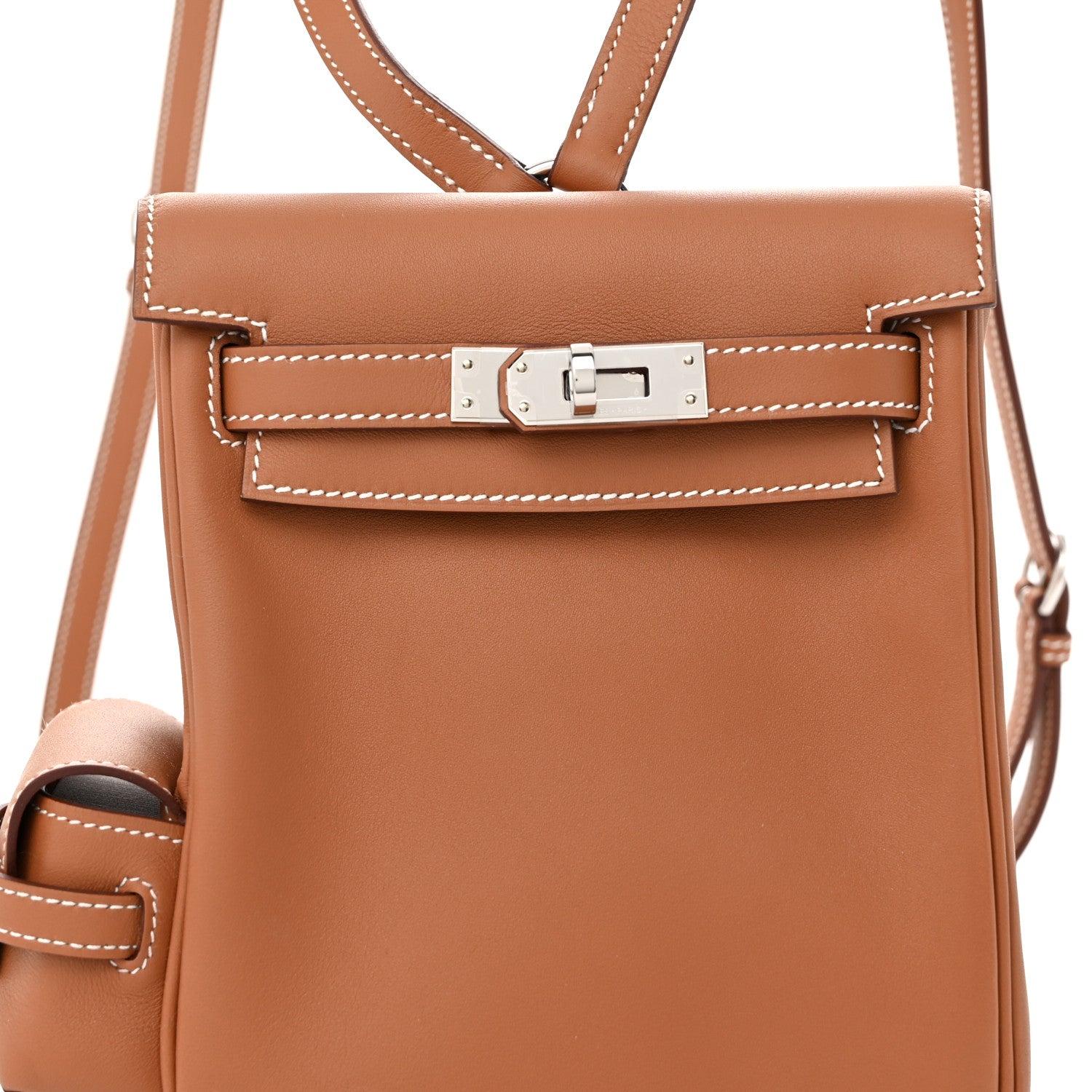 Hermes Swift Kelly Jump Backpack Gold 7 of 10