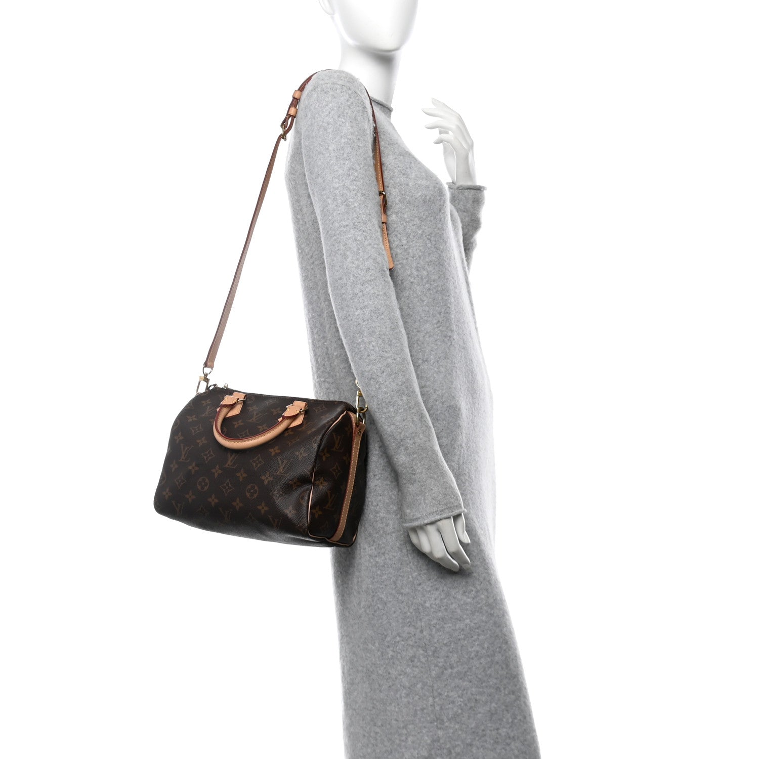 Louis Vuitton Monogram Speedy Bandouliere 25 3 of 13