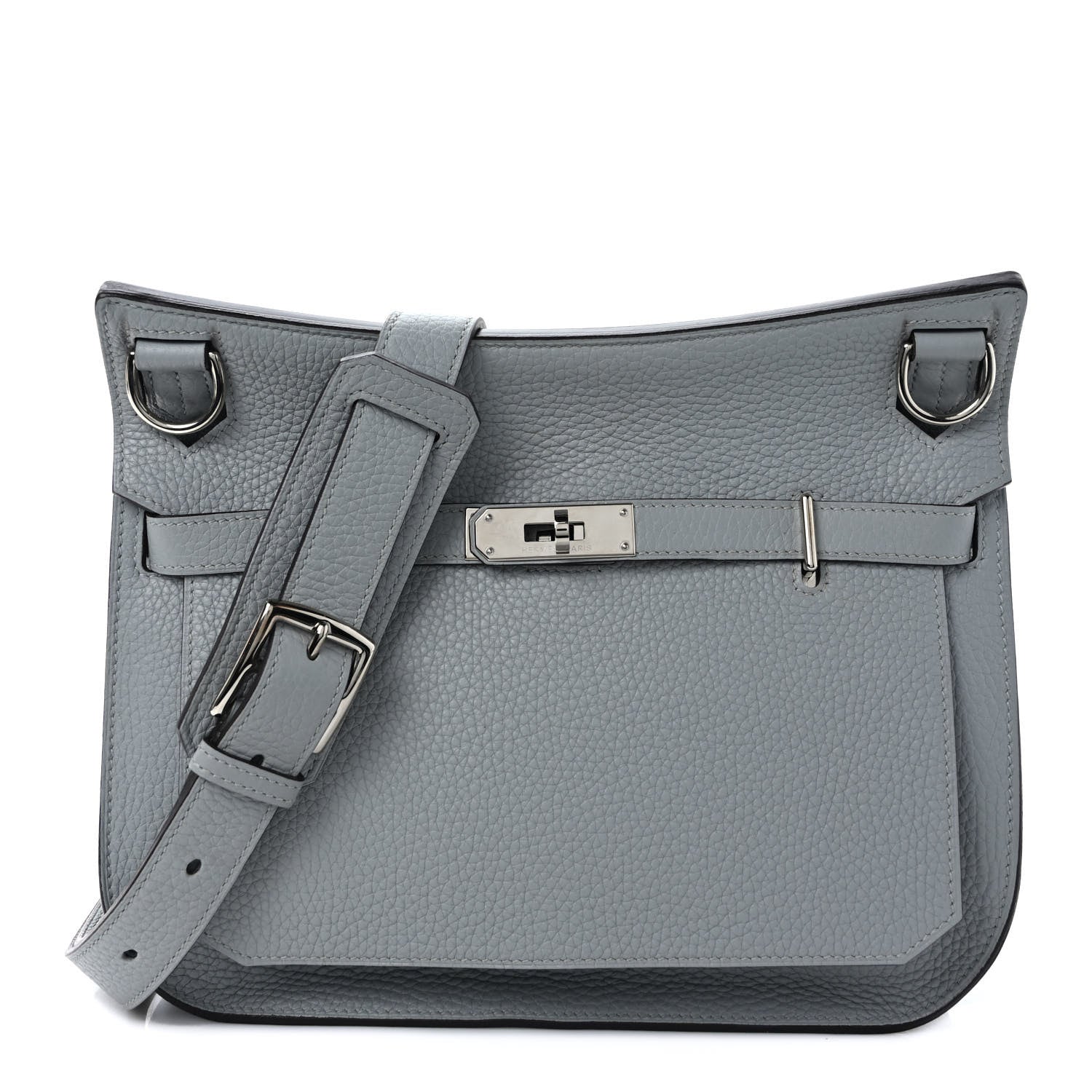 Hermes Taurillon Clemence Jypsiere 28 Etain 1 of 8