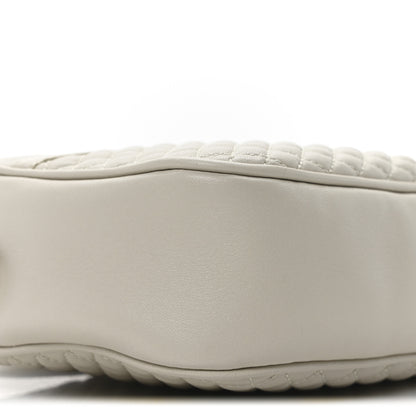 Saint Laurent Lambskin Quilted Victoire Camera Bag Blanc Vintage 9 of 10