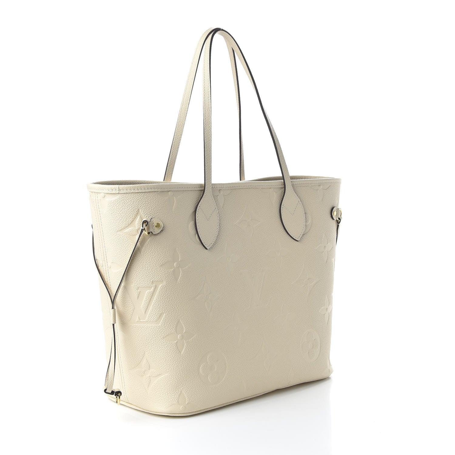 Louis Vuitton Empreinte Monogram Giant Neverfull MM Cream 3 of 10