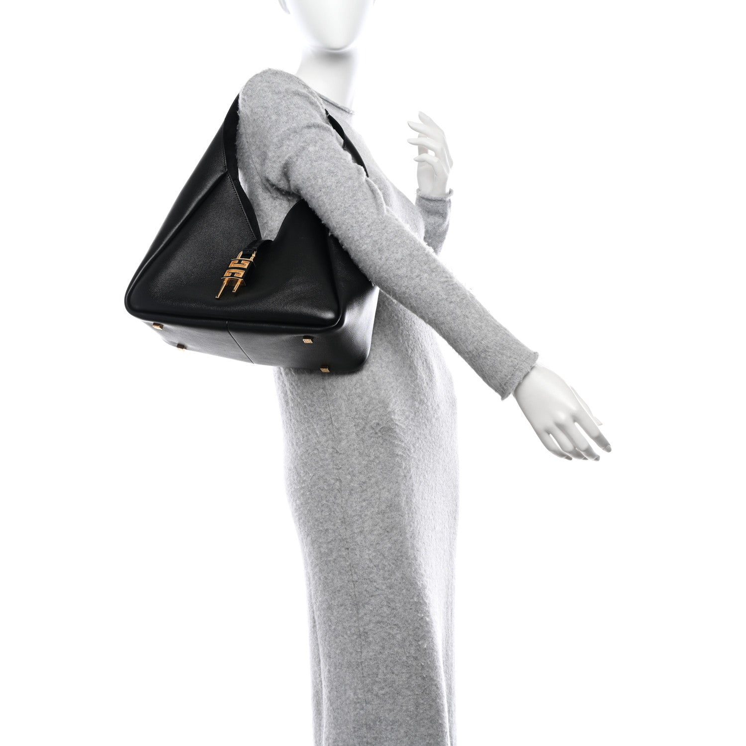 Givenchy Calfskin Medium G-Lock Hobo Black 2 of 9