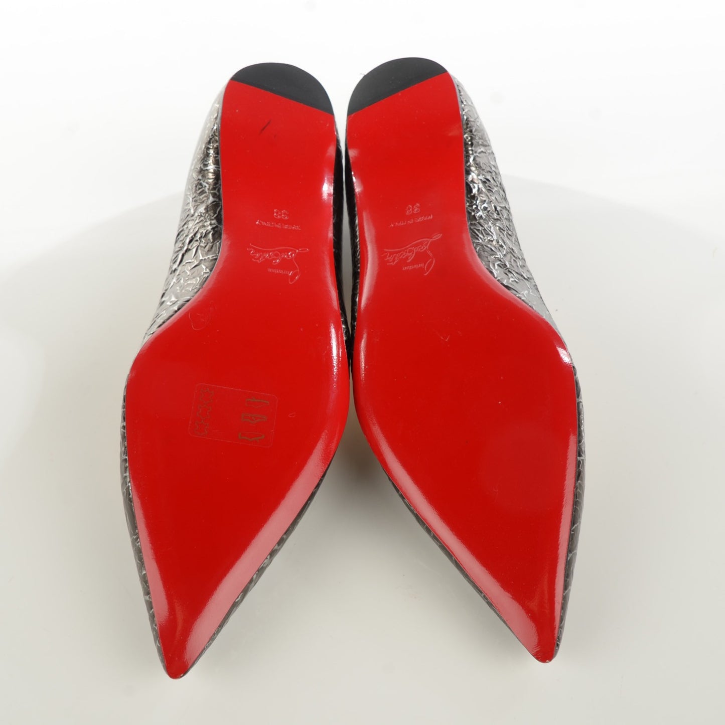 Metallic Pigalle Flats 38