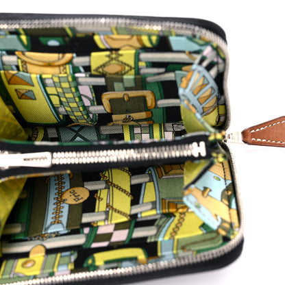 Hermes Epsom Silk'in Compact Wallet Black 5 of 7