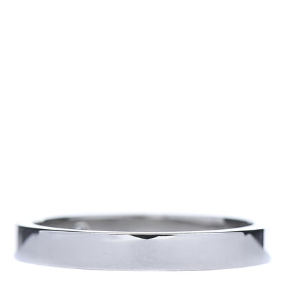 Cartier Platinum Diamond 3mm C De Wedding Band Ring 55 7.25 3 of 5