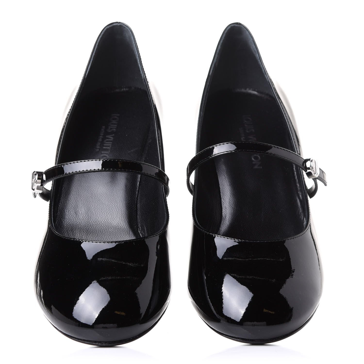 Louis Vuitton Patent Uniformes Silhouette 40mm Pumps 37 Black 5 of 7
