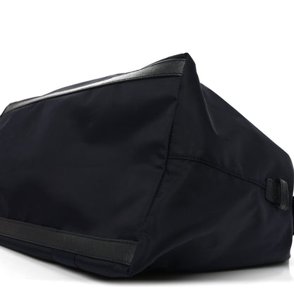 Prada Re-Nylon Saffiano Duffle Bag Navy 16 of 17