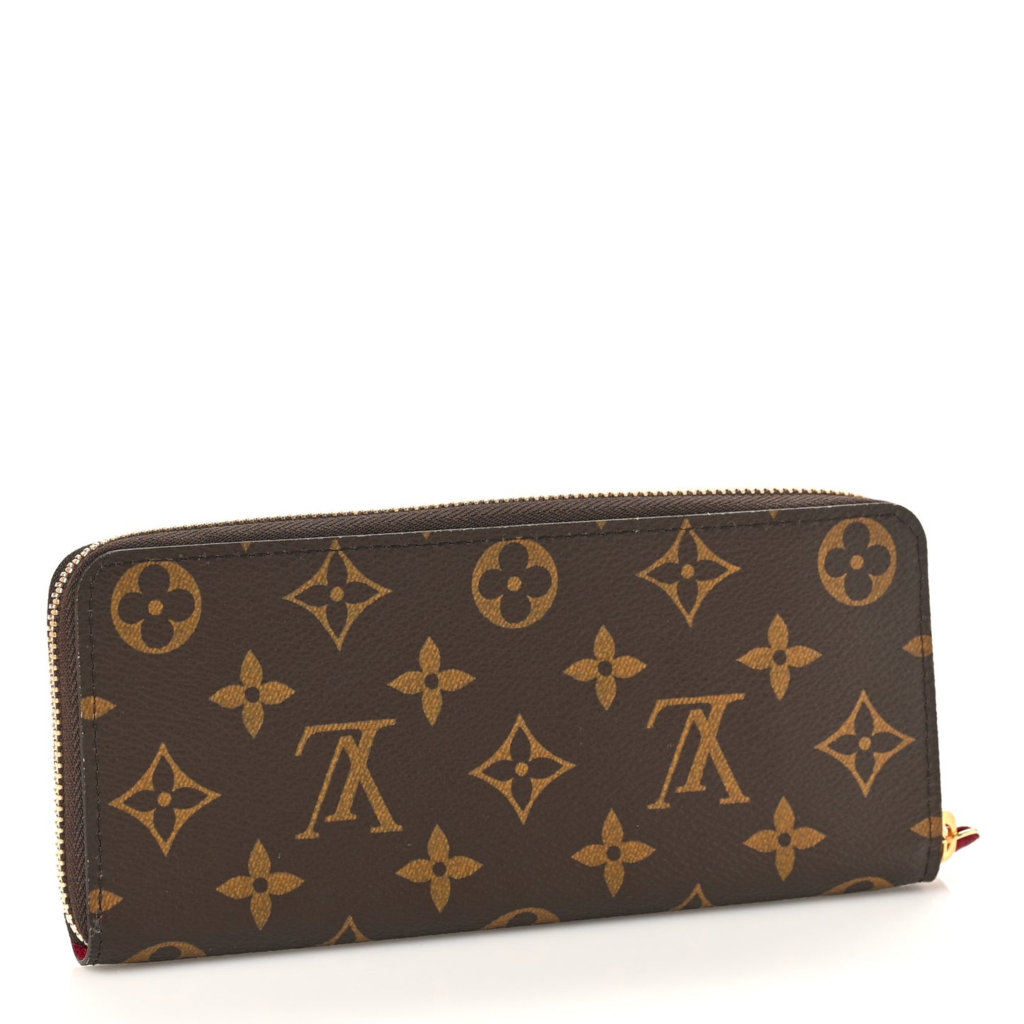 Monogram Clemence Wallet Fuchsia