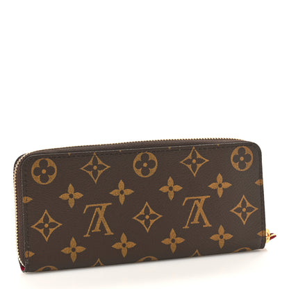 Louis Vuitton Monogram Clemence Wallet Fuchsia 3 of 9