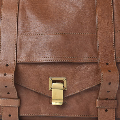 Proenza Schouler Lambskin Large PS1 Satchel Saddle 9 of 11