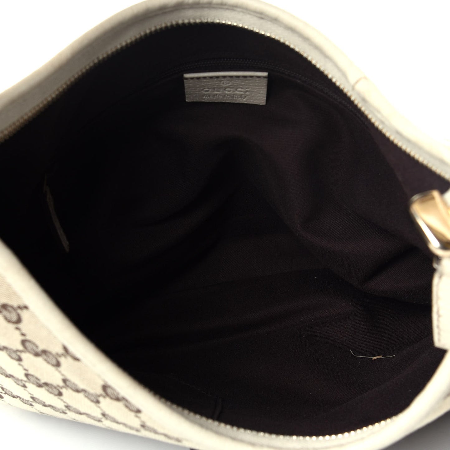 Monogram Medium Abbey D Ring Hobo Off White