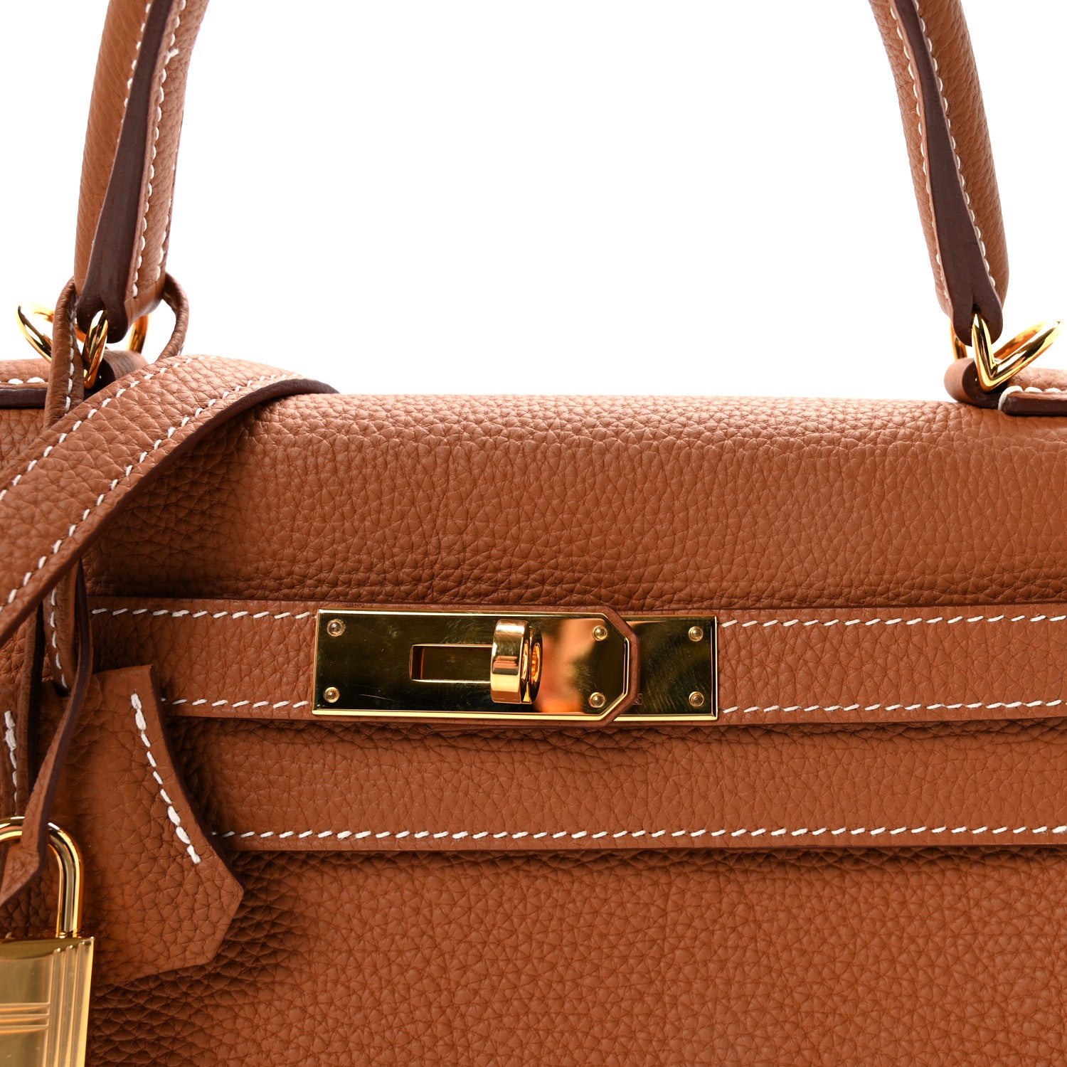 Hermes Togo Kelly Retourne 28 Gold 7 of 10