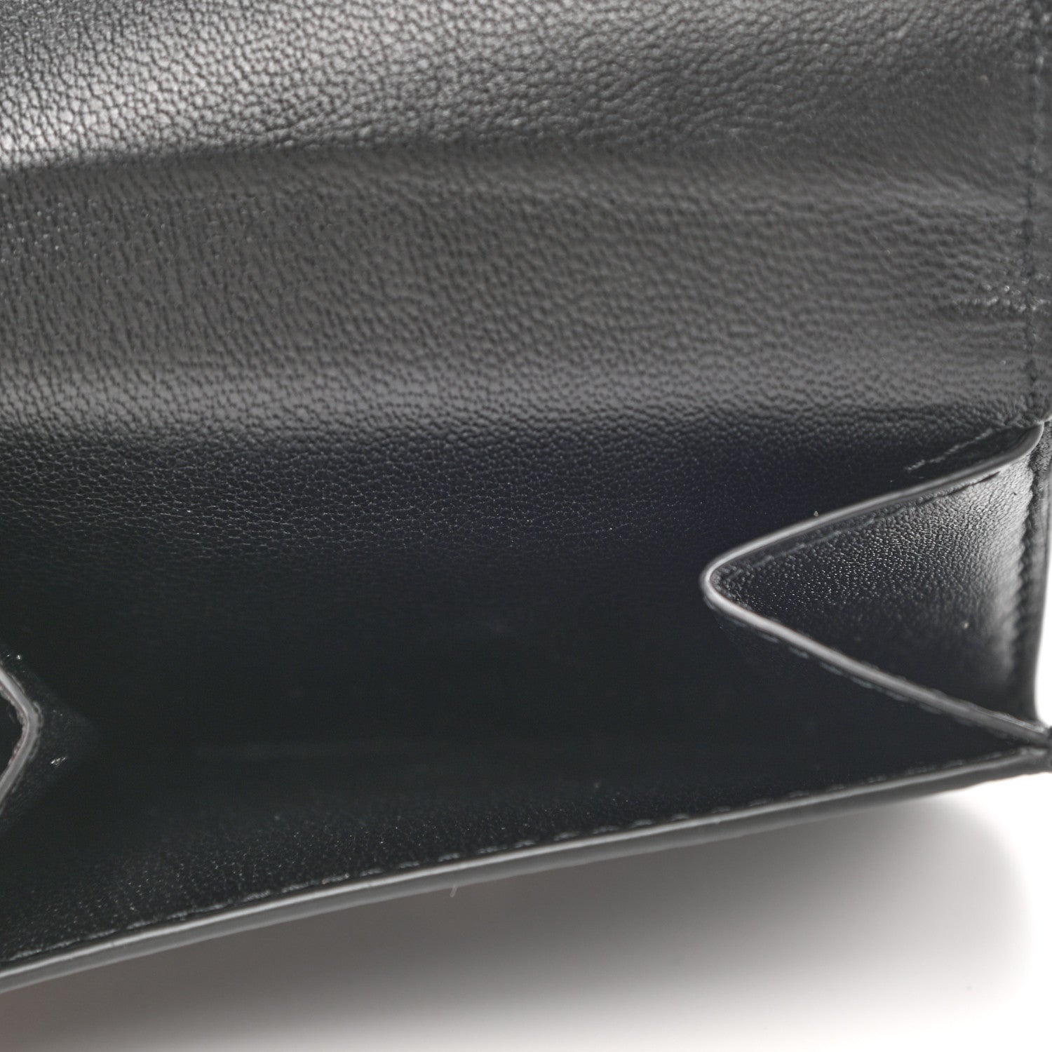 Balenciaga Calfskin Logo Mini Cash Wallet Black 6 of 11