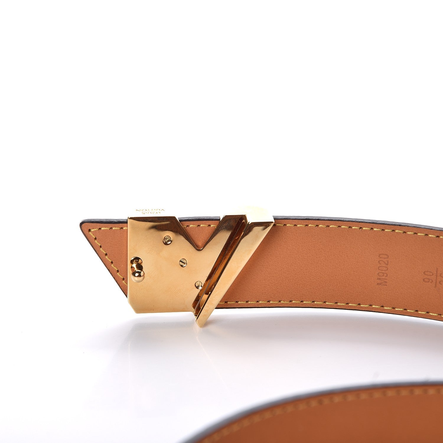 Louis Vuitton Damier Ebene 30mm Essential V Belt 90 36 286109